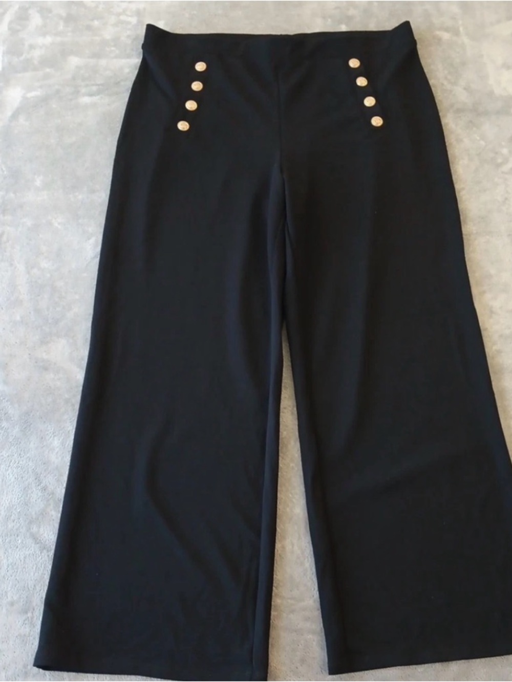 H&M flared black slacks